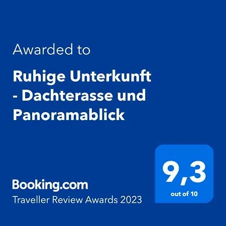 Ruhige - Dachterasse Und Panoramablick 瓦尔施泰因