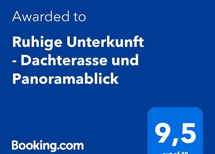 Ruhige - Dachterasse Und Panoramablick Lejlighed